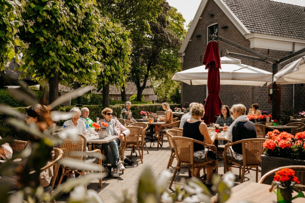 Koffiehuis de Hooiberg 't Woudt terras