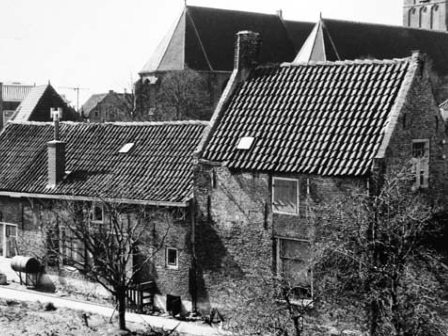 historische foto van de Commandeurshof in Maasland