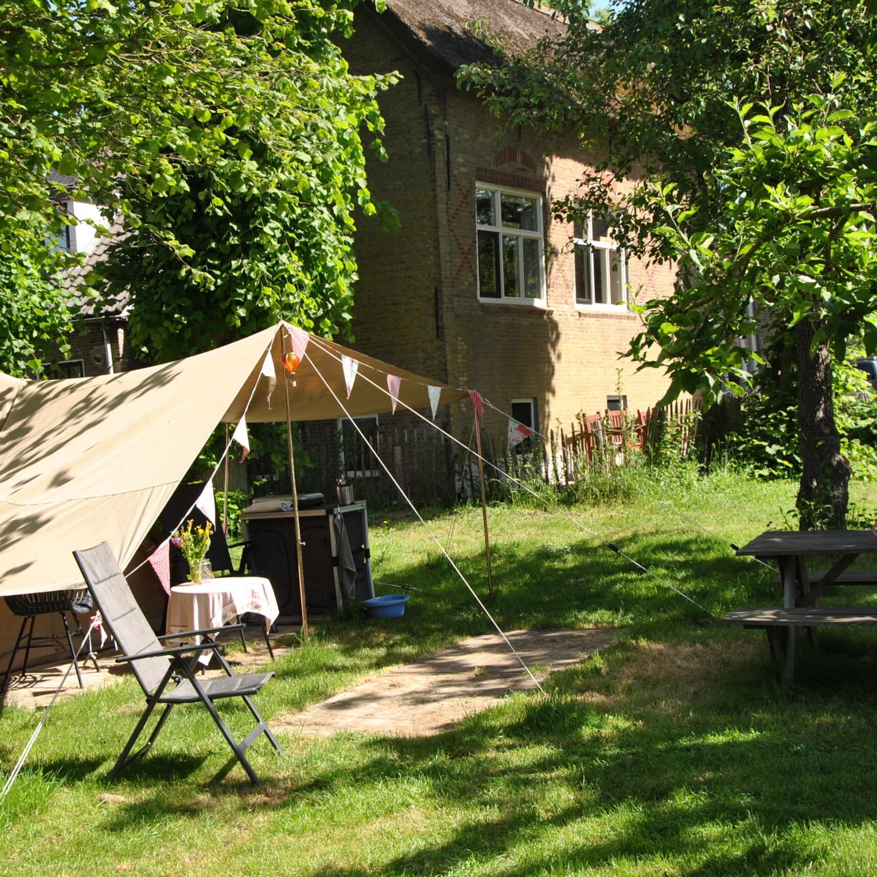 Buitengoed Ta Fête kamperen tent
